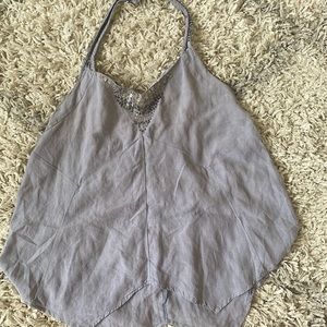 American Eagle Flowy Halter Top
